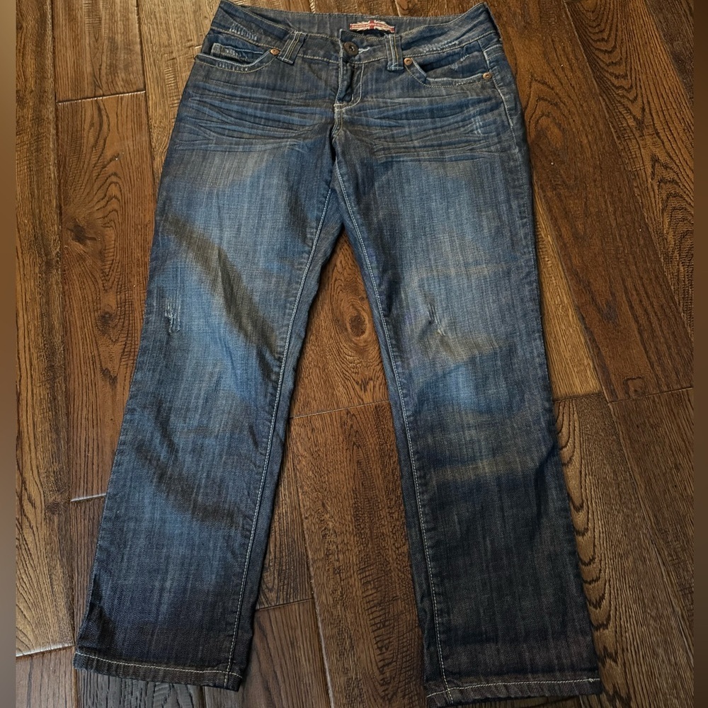 Makers of True Originals Dark Blue Straight Leg Jeans Size 31